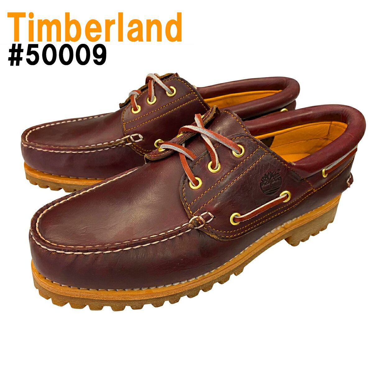 TIMBERLAND「ティンバーランド」3EYELET CLASSIC LUG3アイレット クラシック ラグ#50009 バーガンディーカラー■サイズ交換片道送料無料！■【あす楽対応_関東】ティンバーランド ＃50009