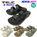 ★定価から30％オフ！★TELIC テリックW-BUCKLE ダブルバックル リカバリーサンダル【日本代理店商品】サイズ交換片道送料無料！【あす楽対応_関東】 その1