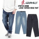 18ItIN[|gpO~` Xgb`fj[Ye[p[hbWpcGRAMICCI STRETCH DENIM LOOSE TAPERED RIDGE PANT 2024NSSfiԁuG3FU-P052vy{㗝XizTCYГIO~`