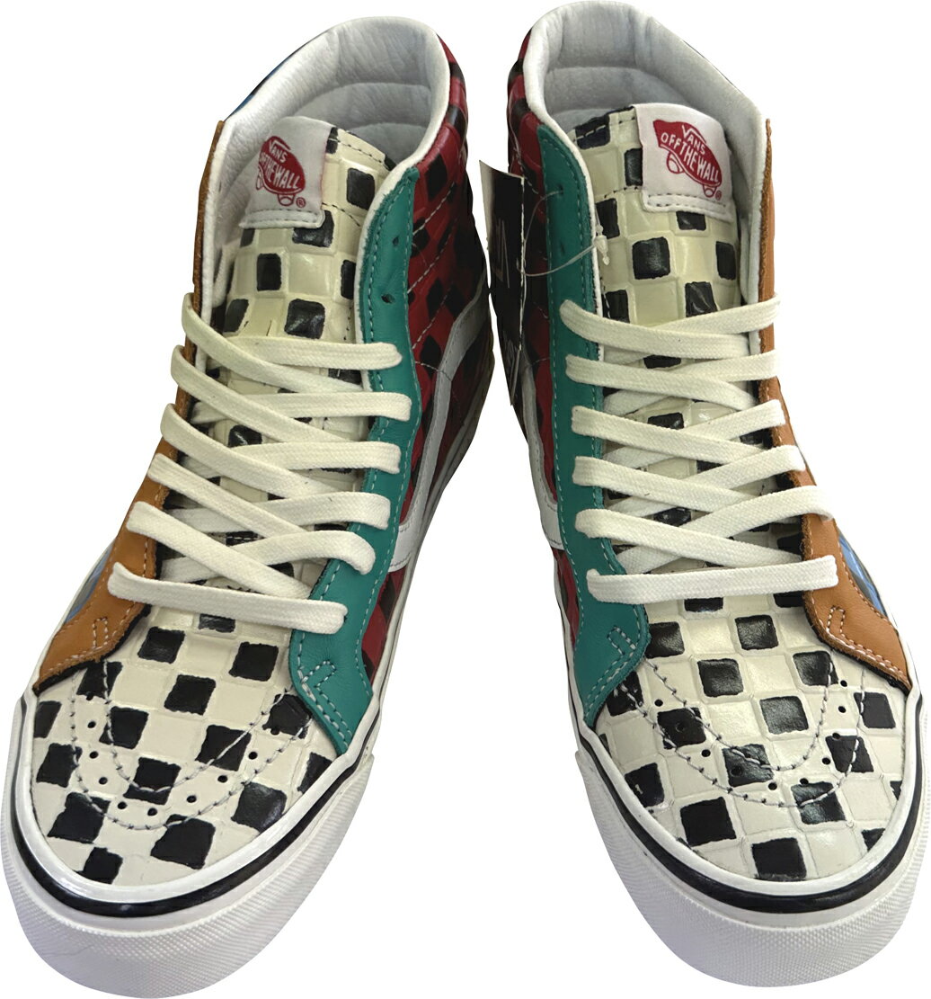 VANS SK8-HI バンズ スケートハイオールレザーマルチカラー 品番「VN0A38GF9ID」ヴ...