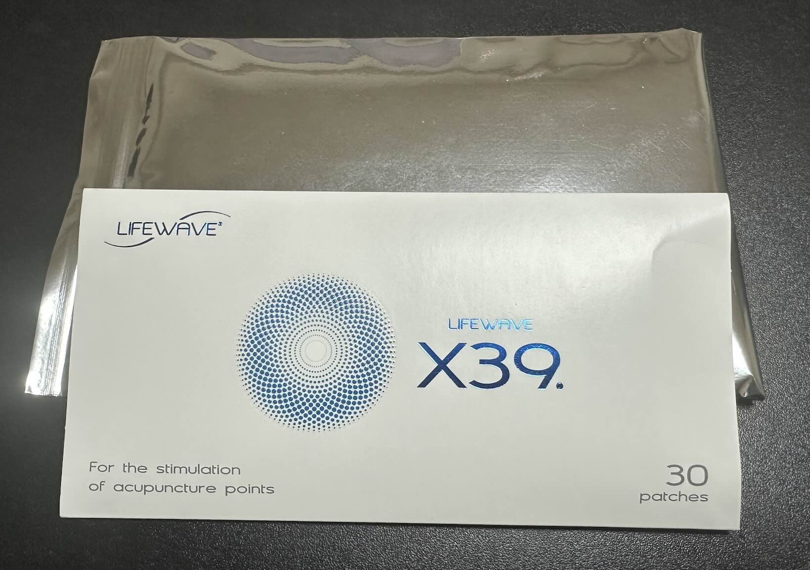 楽天LeidenschaftLIFEWAVE ライフウェーブX39 エックスサーティナイン 30パッチ 電磁波対策包装紙使用