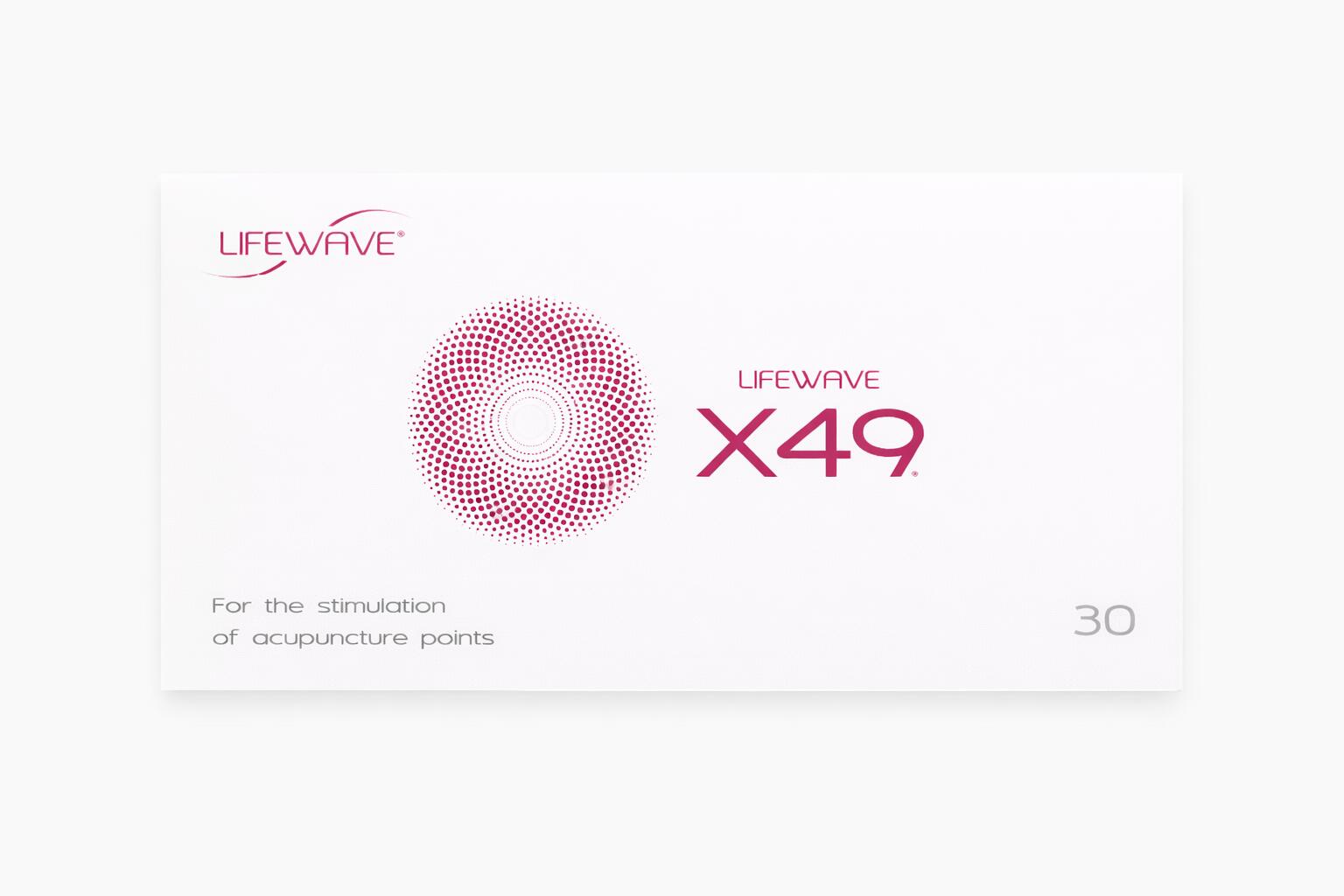 X49 エックスフォーティナイン ライフウェーブ LIFE WAVE 30パッチ 電磁波対策梱包袋使用 正規品