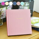 シャイン フレームアルバム Shine アルバム 写真 スクエア 手作り L判 スリム 光沢 ブルー ホワイト かわいい 可愛い シンプル おしゃれ シール 粘...