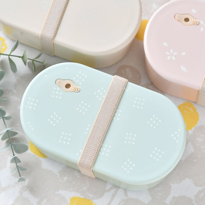 乐天商城 - 【4月25日はポイント最大10倍祭】弁当箱 女子 大人 サブヒロモリ はるひらり 抗菌オーバル一段弁当 600ml ホワイト 可愛い お弁当箱 ランチボックス ピンク パステルカラー 1段 仕切り レンジ対応 日本製 食洗機対応 おしゃれ かわいい