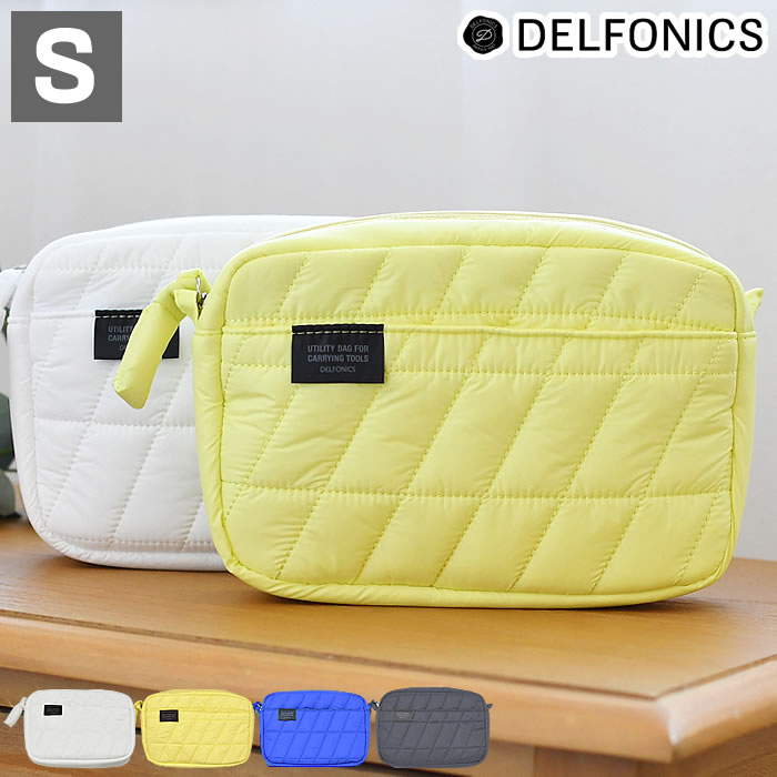乐天商城 - バックインバック 軽量 DELFONICS デルフォニックス クロッシュ インナーキャリングS ポーチ 大きめ バックインバック ファスナー付き 小物入れ 軽い 中綿入り マット キルティング