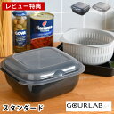 【レビュー特典付】 電子レンジ 調理器具 イワタニ グルラボプラス スタンダード 時短 調理 水切り 湯切り ヘルシー調理 冷蔵 冷凍 ザル ざる バット オー...