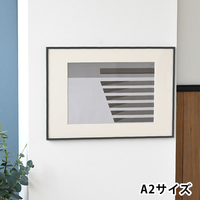 Rakuten - 【6/1はポイント最大10倍祭♪】フォトフレーム 壁掛け おしゃれ フォトフレーム ITA-02 A2 大型 インテリア 絵 アート 軽い 丈夫 飾り 長方形 ポスター アルミ 写真たて 北欧 シンプル 結婚祝い プレゼント 割れにくい