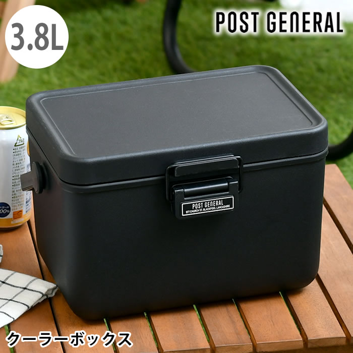 【6月10日はポイント最大10倍祭♪】クーラーボックス 小型 POST GENERAL ジ アイスエラ ハードシェルクーラー 3.8L 保冷 BOX ハンドル シンプル 樹脂表面 ポストジェネラル ハードクーラー 飲み物 キャンプ 保温保冷 オシャレ お弁当 350ml缶 6本 クラブ アウトドア 中国