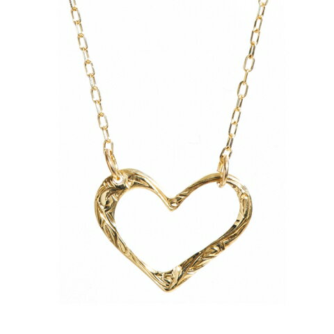 《在庫あり》【正規品】Maxi マキシ ハワイアンジュエリー ネックレス ハートネックレス オープンハートネックレス 10KYG 10金ゴールド イエローゴール...