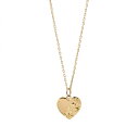 【正規品】Maxi マキシ ハワイアンジュエリー ネックレス ハートネックレス Half engrave heart Necklace 10KYG 10金ゴールド イエローゴールド プレゼント ラッピング 送料無料 レディース メンズ シンプル レイピカケ 【商品コード：5221-059-0】