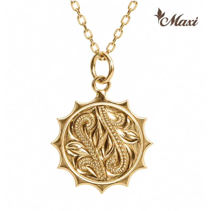 【正規品】Maxi マキシ ハワイアンジュエリー ネックレス チェーン付きネックレス サンネックレス 太陽 SUN ペンダント 10Kゴールド プレゼント ラッピング レディース メンズ ギフト ハワイアンジュエリーネックレス 【送料無料】 クリスマス チャーム