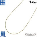 【正規品】Maxi マキシ ハワイアンジュエリー チェーン付きネックレス 【Maxi】0.23 変形つぶし小判チェーン K10YG 40cm 【送料無料】 プレ...
