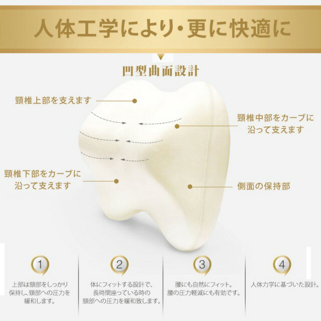 【楽天スーパーセール 限定価格】 【楽天ランキング一位獲得】 ネックパッド 車 ネック クッション ネックピロー 低反発 旅行 運転 ドライブ デスクワーク テレワーク ヘッドレスト 椅子 首 頭痛 肩こり 車内 腰痛 痛み グッズ 車中泊 旅行グッズ 背 背中 首枕 車 VORQIT aiz