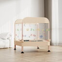 LEJUMP 3分で簡単組立可能 トランポリン 子供用 室内用 折りたたみ型 四角形デザイン 65KG耐荷重 静音 滑り止め設計 小スペース収納対応 防止ネット付き 小型住宅最適 運動不足解消 プレゼントにも最適 日本語説明書付き (ベージュ遊園地)