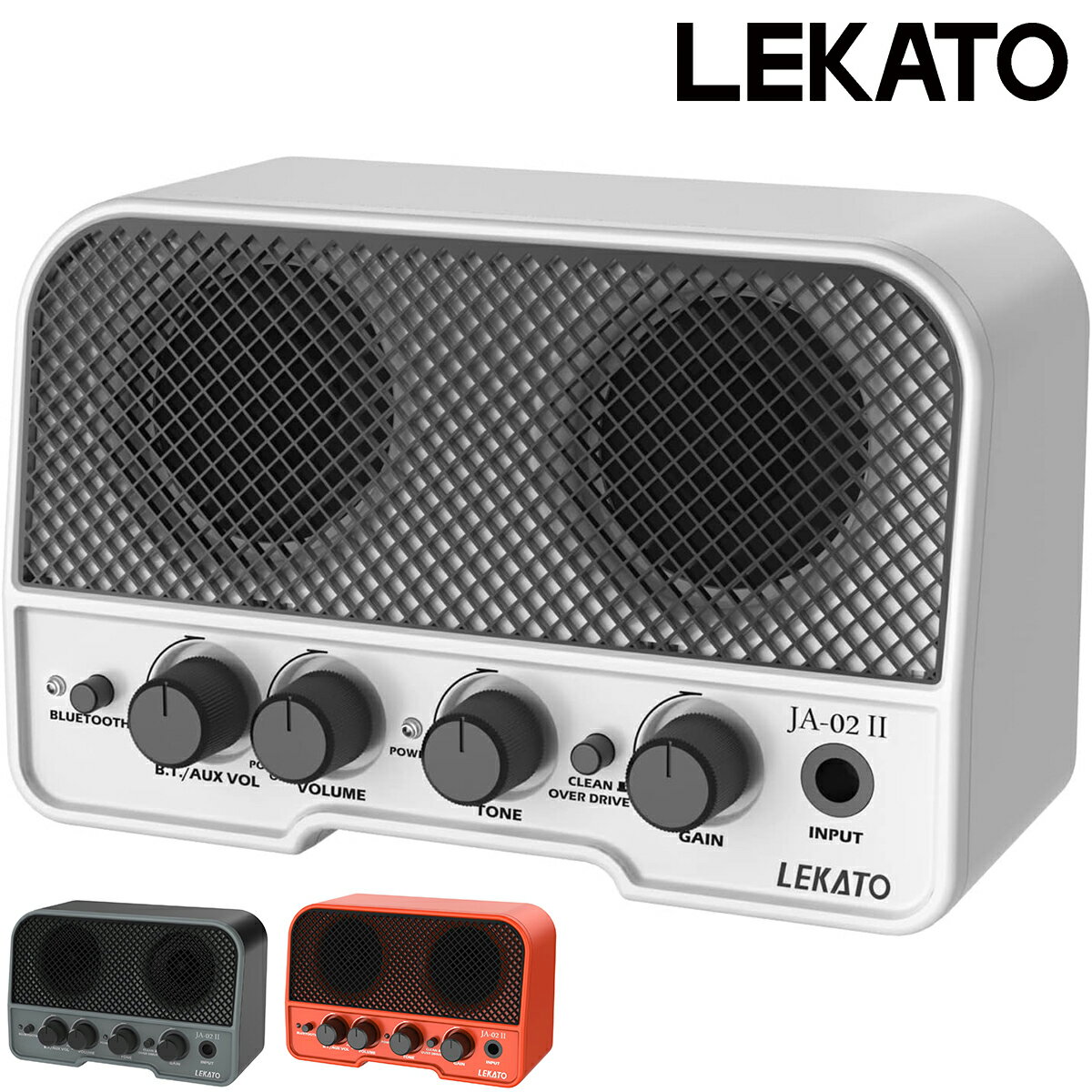 【楽天1位】ミニ ギターアンプ エレキギター アンプ スピーカー ワイヤレス ベース Bluetooth 5.0 AUX入力 5W ヘッドホンジャック ブルートゥース 無線 USB 充電式 mini 小型 自宅 ライブ 練習用 スマホ 超 軽量 アコギ用 5W 音量調節 父の日