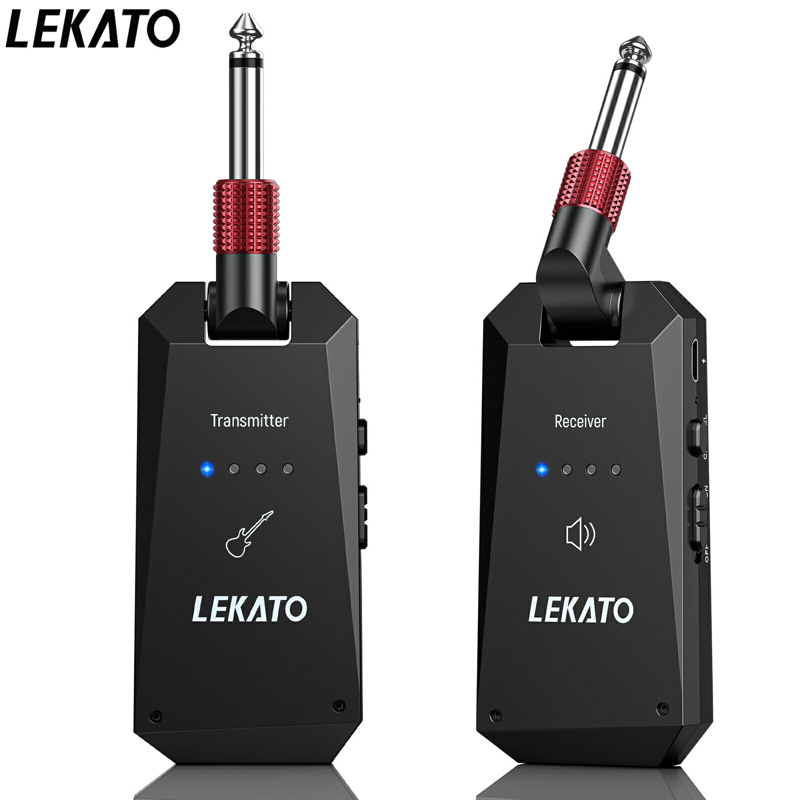 【クーポンで13%OFF】1年保証 LEKATO ギター ワイヤレス ワイヤレスシステム ギターアンプ プリアンプ 送受信機 24ビ…
