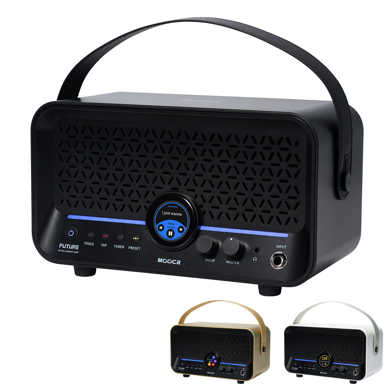 ミニ ギターアンプ エレキギター アンプ スピーカー ワイヤレス ベース Bluetooth 15W ヘッドホンジャック ブルートゥース 無線 Type-C 充電式 mini 小型 自宅 ライブ 練習用 スマホ 超 軽量 アコギ用 音量調節 ABS アプリ対応 ギタースピーカー