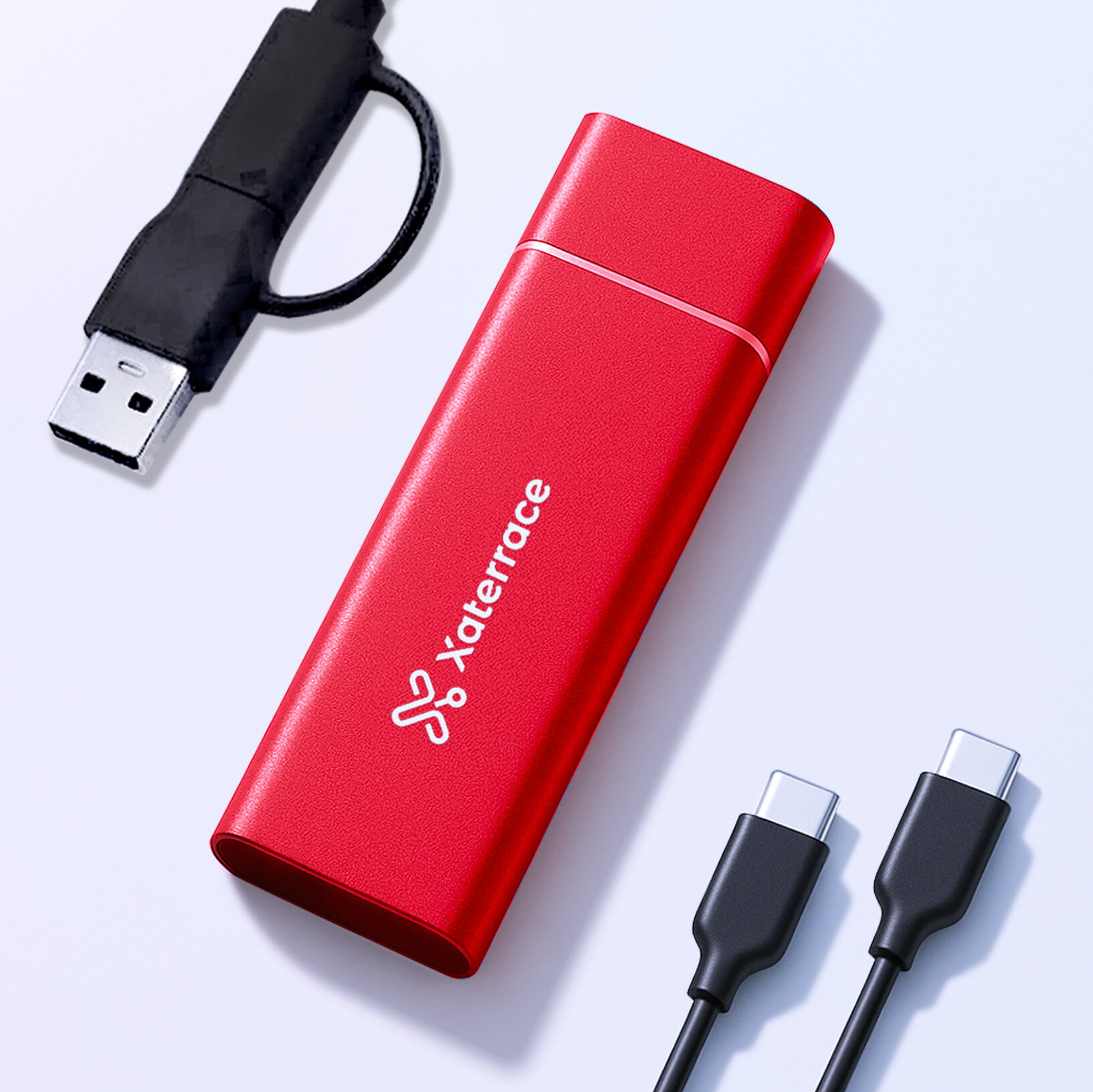 【2個セット】ポータブル　USBメモリ　外付けSSD　1TB＆500GB 楽天市場】ssd 500gb 外付け（USBメモリ・フラッシュドライブ｜外付け