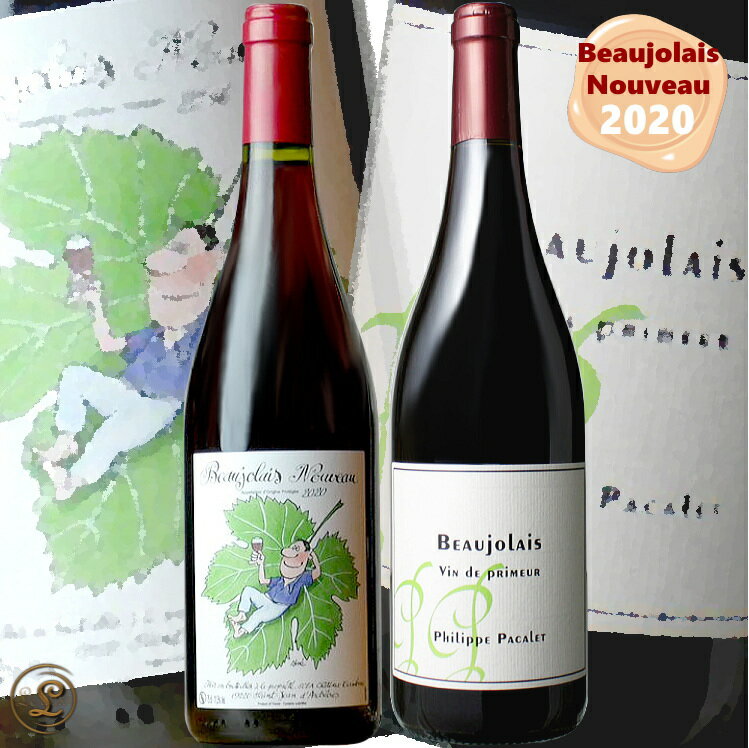 ◆予約受付中◆ 2本セット 2020 パカレ グリーンラベル + ラピエール・シャヌデ 正規品 赤ワイン 赤ワイン 辛口 750ml ヌーボー ボジョレーヌーヴォー ボジョレーヌーボー