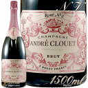 Information 商 品 名name Andre Clouet Brut Rose NV magnum 蔵 元wine maker アンドレ クルエ / Andre Clouet 産 地terroir フランス/France＞シャンパーニュ地方/Champagne 格 付 けclass A.O.C シャンパーニュ グラン・クリュ / Champagne Grand Cru ヴィンテージvintage ノン・ヴィンテージ 品 種cepage ピノ・ノワール100％ (複数ヴィンテージをブレンドしたリザーブワイン50％ ＋ 2012ヴィンテージ32％ ＋ 2013ヴィンテージ3％ ＋ ブジー・ルージュ2013 15％) 種 類 / 味わいtype/taste 泡Champagne / ロゼrose / 辛口dry 容 量net volume 1500ml 輸 入 元importer 正規輸入代理店 ヴィントナーズ 情 報information 醸造：瓶内2次発酵。出荷時にデゴルジュマン。8g/Lのリキュール・デ・エクスペディション。 ロゼのエチケットには「No.3」と記されております。アンドレ・クルエではロゼを造る際、ブジー・ルージュをブレンドするアッサンブラージュ法を用いる為、アッサンブラージュするブジー・ルージュがもつヴィンテージの特徴が反映され毎年微妙な香りや味わいの変化があると言います。数字はそのキャラクターを表現しております。生産者いわく「シャネルの香水のように数字で表現してみた」とのこと。3番は「エレガントな仕上がりとなり、色もやや薄くフレッシュな味わい。」を意味します。 淡いサーモンピンク。ふくよかなベリー系の果実香に加え、蜜やブリオッシュ、ナッツなど華やかかつ複雑な香り。泡も優しくクリーミーな口当たり。柔らかな酸味ときれいなミネラル感。柑橘系の果実味が綺麗に広がり、余韻にも華やかな花の香が残ります。モンターニュ・ド・ランスの100%格付けのグラン・クリュ「ブージー村」「アンボネイ村」は言わずと知れたピノ・ノワールの優良産地でありアンドレ・クルエは、その地において極上のシャンパーニュを造る生産者です。両親が所有するブージーと隣村のアンボネイに約8％の斜度がある最上の畑から収穫された葡萄のみを使用します。クルエ家の先祖はかつて、ルイ16世やナポレオンの側近として遣えており、ナポレオンから譲り受けた領地で葡萄栽培やワイン造りをスタートさせたとジャン・フランソワは語ります。代々、ピノ・ノワールから造るスティル・ワイン、ブージー・ルージュを造るメゾンでしたが現当主ジャン・フランソワの祖父アンドレ・クルエがシャンパーニュを造りはじめました。 古くから所有する好立地の畑から産み出された葡萄はジャン・フランソワ・クルエの独創的な造りによって高品質なシャンパーニュへと生まれ変わります。ゆっくりと葡萄に圧力が掛かりエグ味の少ない優しい搾汁が得られるという理由から、圧搾機は一般的に使われている丸い圧搾機ではなく長方形の木製水平プレスを好んで使います。また、搾汁は一番搾りのテート・ド・キュヴェのみを使い2回目の搾汁、プルミエ・タイユは使用しません。そして醗酵用のタンクは「一番搾り＝テート・ド・キュヴェ」の2050&#8467;に合わせて造った特注品を使用。縦長で大容量のステンレスタンクだと、温度調節装置も外側に巻いており、上部と底部の温度差が発生する為、全てをカバーできずに温度にムラが出る。発酵槽の中に調節装置を据えれば一定の温度を保ちやすい、というこだわりの理由から醗酵層を特注しております。この特注品でクリュ毎に醸造を行い、特注タンクでアルコール醗酵をスタートさせたマストは、『醗酵の初期』『醗酵中期の2段階』『醗酵の最終段階』の4段階に分けてバリック(使用樽)に移していき、最終的にバリック内で醗酵を終了させます。 醗酵が終了したマストはタンクに戻し更にバリックに移して澱引きを行います。この醗酵の工程はジャン・フランソワ自身が考案した方法です。「醗酵のどの段階でバリックとマストを触れさせるのが良いのか？」という事がしばしば議論されますが、ジャン・フランソワは全ての段階に良さがあると考え、4段階のメリット全てを引き出す為にこの方法を行っております。ブージー・ルージュ以外の全てのキュヴェがこの醸造方法によって造られます。その他にもフランソワのこだわりは随所に見受けられます。5分間でセラー内の空気が完全に入れ替わる装置を採用し、醸造所の床をピカピカに磨きあげる事でブショネの原因となるバクテリア汚染を予防する等品質追求の為には妥協を一切許しません。 22歳からこだわり続けたフランソワの努力は徐々に結実して、2004年にはスウェーデンの王様がクルエを大変お気に召し、王様の60歳の誕生日パーティーにもクルエのシャンパーニュが振舞われ、同パーティーにフランソワも招かれました。また、クルエの品質を早くから認めていたスウェーデンのシャンパーニュ専門家、リチャード・ジューラン氏は著書「4000シャンパーニュ」でも5つ星中の4つ星で評価し「ボランジェのようなスタイルと品質に向かっている」と高く評価しております。 アンドレ・クルエはピノ・ノワール100%格付けの「ブージー村」「アンボネイ村」に畑を所有します。勿論エチケットにグラン・クリュ表記が可能です。しかしアンドレ・クルエのエチケットにグラン・クリュの表記はありません。かつてアンドレ・クルエはボランジェから『エチケットのデザインが似ているから変えろ』という言いがかりを付けられました。その言いがかりに対し『少なくとも1911年からこのデザインだった』というアンドレ・クルエ側からの回答に対しボランジェ側が『だったらデザインは一切変えずにそのままにしろ』という不条理な要求を突きつけられました。若き日の当主ジャン・フランソワがこの要求にOKを出してしまった為、今でもエチケットのデザインを一切変えられずGurand Cruの表記を入れていないという経緯があります。 ※インポーター様資料より