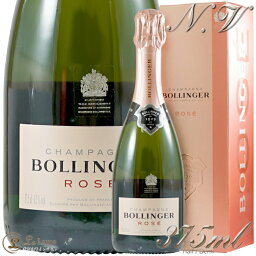 NV ボランジェ ロゼ ハーフ サイズ 正規品 ギフト ボックス シャンパン ROSE 辛口 BOLLINGER Rose half size Gift Box Demi