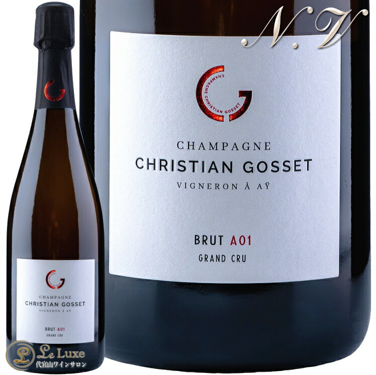 NV A01 ブリュット グラン クリュ シャンパーニュ クリスチャン ゴセ 正規品 シャンパン 白 辛口 750ml Champagne Christian Gosset Brut A01 Grand Cru