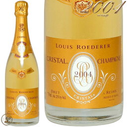 2004 クリスタル ブリュット ヴィンテージ ルイ ロデレール 正規品 シャンパン 白 辛口 750ml Louis Roederer Cristal Brut Vintage