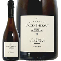 2017 ミレジム ブラン ド ノワール カゼ ティボー 正規品 シャンパン 白 辛口 750ml Caze Thibaut Millesime Blanc de Noirs