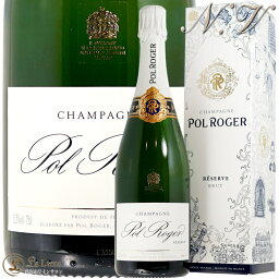 NV ブリュット レゼルヴ ポル ロジェ 正規品 750ml ギフト ボックス シャンパン 箱入り 白 辛口 750ml Champagne Pol Roger Brut Reserve Gift Box