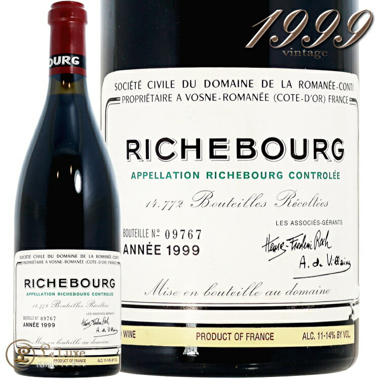 1999 ꥷ֡   ɥ᡼   ޥ ƥ DRC ֥磻 ɸ ӥǥʥ 750ml Domaine de la Romanee Richebourg Grand Cru