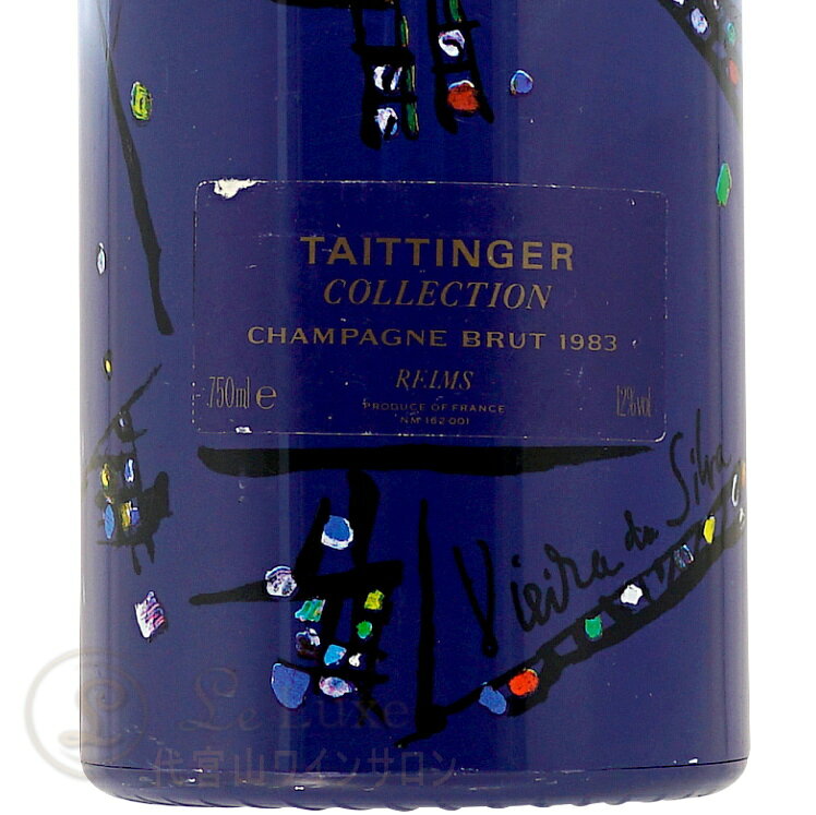1983 テタンジェ コレクション ヴィエイラ ダ シルヴァ シャンパン 白 泡 750ml Champagne Taittinger Collection Vieira Da Silva leluxe-10013396 代官山ワインサロン Le・Luxe サンプル画像3