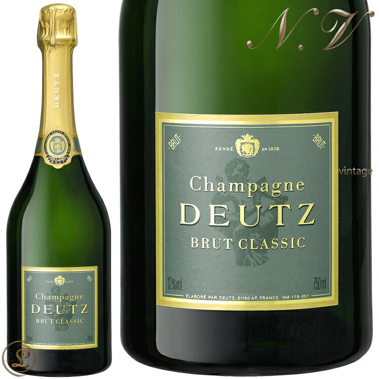 NV ブリュット クラシック ドゥーツ ハーフ サイズ 正規品 シャンパン 辛口 白 375ml Deutz brut classic Half Demi