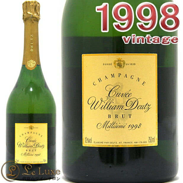 ドゥーツ・キュヴェ・ウィリアム[1998]シャンパン/辛口/白 [750ml]Deutz Cuvee William 1998