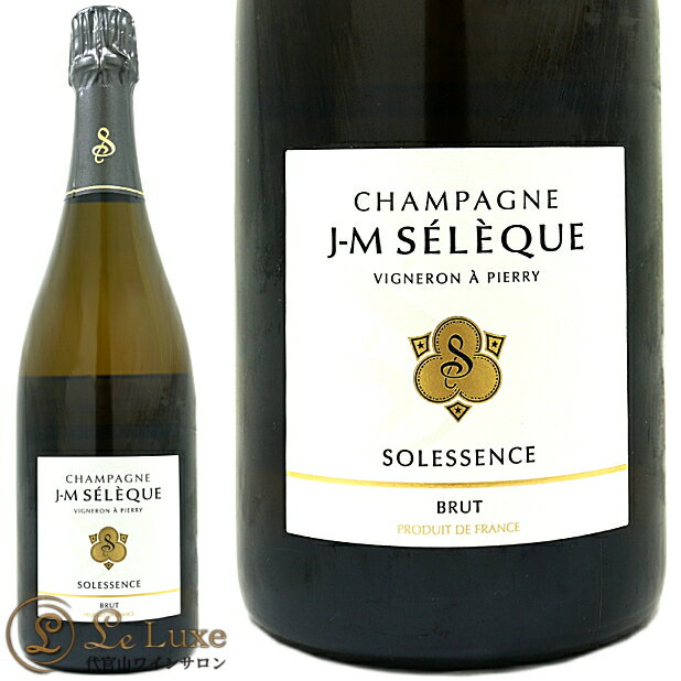 J.Mセレックソレサンス ブリュット NV 正規品 シャンパン 辛口 白 750mlJ-M Seleque Solessence Brut NV