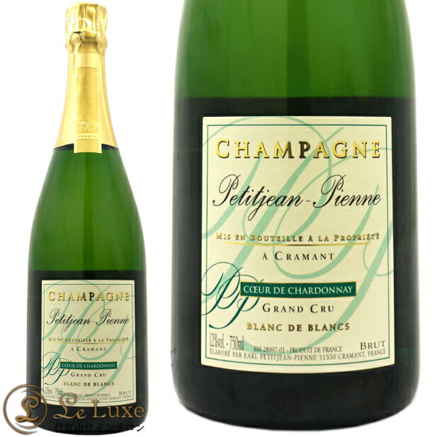 プチジャン ピエンヌシャンパーニュ ブラン ド ブラン ブリュット NV正規品 シャンパン 白 辛口 750mlPetitjean Pienne Champagnes Blanc de Balncs Brut NV