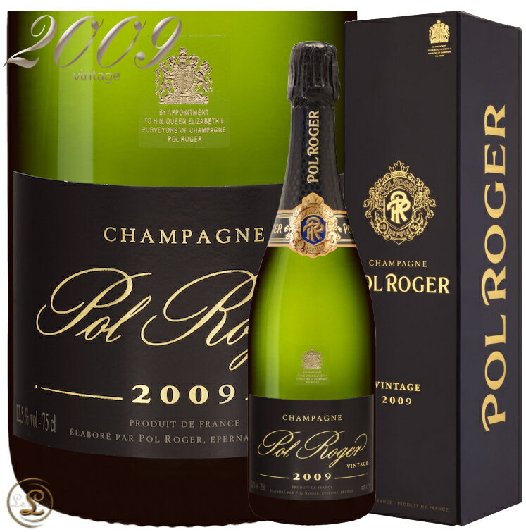 2009 ヴィンテージ ポル ロジェ ギフト ボックス 正規品 シャンパン 辛口 白 750ml Pol Roger Brut Vintage Gift Box