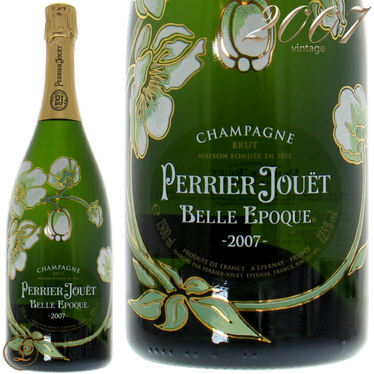 2007 ベル エポック ペリエ ジュエ マグナム ボトル シャンパン 白 辛口 1500ml Perrier Joue Belle Epoque Blanc 2007 Magnum