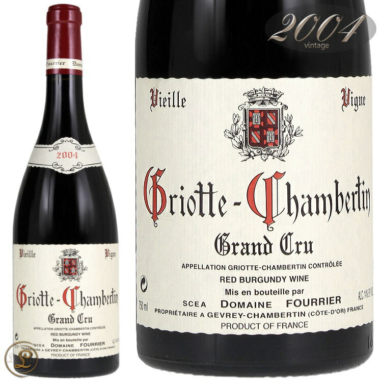 2004 ꥪå ٥륿   桦˥ ɥ᡼ աꥨ ֥磻 ɸ 750ml Domaine Fourrier Griotte Chambertin Grand Cru Vieille Vigne