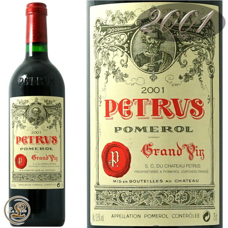 2001 シャトー ペトリュス 赤ワイン 辛口 フルボディ 750ml Chateau Petrus