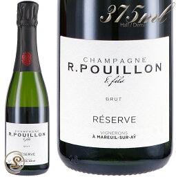 ロジェ プイヨン キュヴェ ド レゼルヴ ブリュット NV ハーフサイズ 正規品 シャンパン 白 辛口 375ml　oger Pouillon Cuvee de Reserve Brut Half