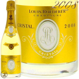 2008 クリスタル ブリュット ヴィンテージ ルイ ロデレール シャンパン 白 辛口 750ml Louis Roederer Cristal Brut vintage