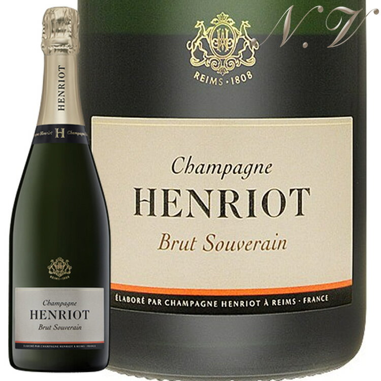 NV ブリュット スーヴェラン アンリオ シャンパン 辛口 白 750ml Champagne Henriot Brut Souverain