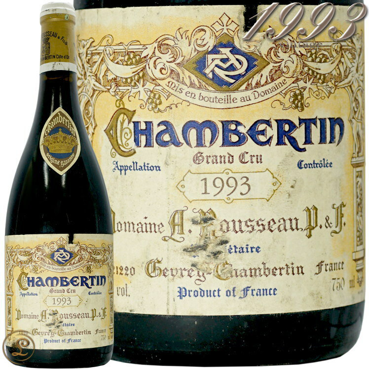 Information 商 品 名name Armand Rousseau Chambertin Grand Cru 1993 蔵 元wine maker アルマン・ルソー / Armand Rousseau 産 地terroir フランス/France＞ブルゴーニュ地方/Bourgogne＞コート・ド・ニュイ地区/Cote de Nuits＞ジュヴレ・シャンベルタン村/Gevrey Chambertine＞シャンベルタン・グラン・クリュ特級畑/Chambertin Grand Cru 格 付 けclass A.O.C シャンベルタン グラン・クリュ　/ Chambertin Grand Cru ヴィンテージvintage 1993年 品 種cepage ピノ・ノワール100％ 種 類 / 味わいtype/taste 赤red / 辛口dry 容 量net volume 750ml 輸 入import リーファー輸入 定温倉庫保管 情 報information ルソーのシャンベルタンは4区画に分かれていますが最南部に一番大きな区画があります。 コンブ・グリザールから吹き下ろす冷たい風の影響で、クロ・ド・ベーズよりタイトで締まりがあり、厳格なスタイルになります。 ダークチェリー、ブラックベリー、甘草等々。新樽100％ですがまったくそうとは感じないとてもナチュラルに様々なマチエールが詰まっていて、きわめてノーブルなワインです。20世紀の初め、ジュヴレ・シャンベルタンに一族の所有する小さな畑を寄せ集めて、アルマン・ルソーがドメーヌを設立しました。シャルム・シャンベルタン、クロ・ド・ラ・ロッシュ、シャンベルタンなど、フィロキセラ禍と第一次大戦の余波で価格の暴落したグラン・クリュを買い取り、現在のドメーヌの礎を築いきました。 当初は出来上がったワインを地元の大手ネゴスに桶売りしていましたが、世界恐慌によってネゴスの経営環境が厳しくなり、栽培農家のブドウやワインを以前のように買い取れなくなると、ルヴュー・ド・ヴァン・ド・フランスの創始者、レイモン・ボードワンの薦めでマルキ・ダンジェルヴィルなどとともにドメーヌ元詰めを開始。ドメーヌ・ワインのパイオニアとなりました。 1959年にアルマンの息子のシャルルがドメーヌを継承。シャンベルタン・クロ・ド・ベーズやリュショット・シャンベルタン・クロ・デ・リュショットを新たに取得することに成功し、ドメーヌの規模を6haから13haまで拡大しました。2016年、シャルルは逝去したが、これまでどおりブドウ栽培やワイン醸造については息子のエリックが指揮を執り、2012年には、ディジョンのブルゴーニュ大学で栽培学を修めたエリックの娘、シリエルもドメーヌ入り。次世代の担い手として期待されています。 今日、15haを超えるまでに拡大したブドウ畑は圧巻のひと言に尽きます。このうち村名畑はわずか3haに過ぎず、プルミエ・クリュも4ha弱に止まる一方、グラン・クリュは8haを超える規模なのです。しかもシャンベルタン、シャンベルタン・クロ・ド・ベーズ、マジ・シャンベルタン、シャルム・シャンベルタン（一部マゾワイエールを含む）、リュショット・シャンベルタンと、ジュヴレに9つあるグラン・クリュのうち6つを揃える豪華絢爛ぶり。さらにプルミエ・クリュの筆頭、クロ・サン・ジャックまで所有しています。ルソーに優るライバルなしの状況です。 このドメーヌのモットーとして各クリマの平均樹齢を40年以上に保つことがあり、そのため定期的な植え替えを行っています。それも各クリマが一定以上の面積だからこそ可能なことです。ブドウ栽培においては認証こそ取得していないものの、事実上のビオロジックで除草剤や殺虫剤は使用しません。また、エリック・ルソーはブドウの過熟を嫌い、ジュヴレ・シャンベルタンでもかなり早い時期に収穫を始めることで知られています。しかしながらこれこそ、ルソーのワインに共通して感じられる優雅さの鍵であり、各クリマの微妙な違いがワインに反映される秘訣であると言えます。 シャンベルタンとクロ・ド・ベーズこそ新樽率が100％に達しますが、その他のクリマはたとえグラン・クリュであっても新樽を一切使いません（クロ・サン・ジャックはプルミエ・クリュですが70-100％の新樽率）。比較的新樽好みの造り手が多いジュヴレ・シャンベルタンにおいて、希有な存在といえるでしょう。 ※インポーター様資料より