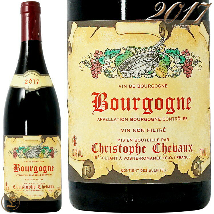 2017 ブルゴーニュ ルージュ クリストフ シュヴォー 正規品 赤ワイン 辛口 750ml Christophe Chevaux Bourgogne Rouge