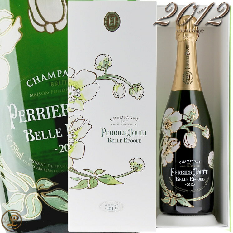 2012 ベル エポック ペリエ ジュエ ギフト ボックス シャンパン 白 辛口 750ml Perrier Joue Belle Epoque Blanc Gift Box