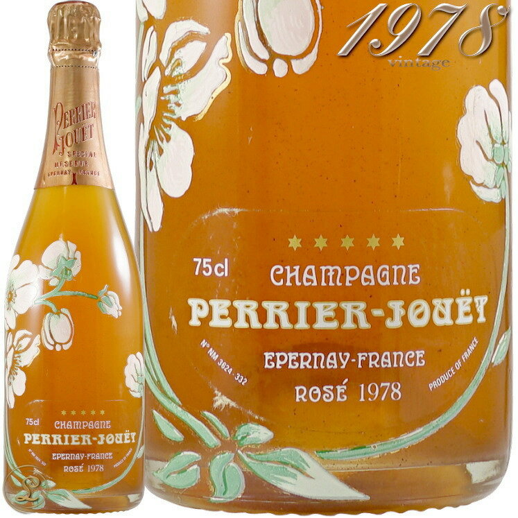 1978 ペリエ ジュエ ベル エポック ロゼ シャンパン ROSE 辛口 750ml Perrier Jouet Belle Epoque Brut Rose Millesime