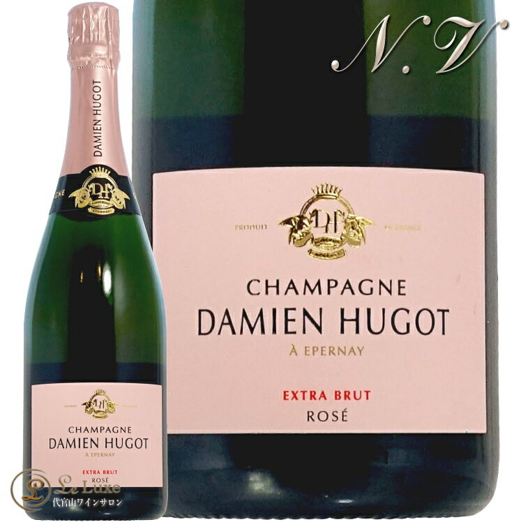 NV ubg [ _~A E[S Ki Vp h ROSE 750ml Damien Hugot Champagne Brut Rose