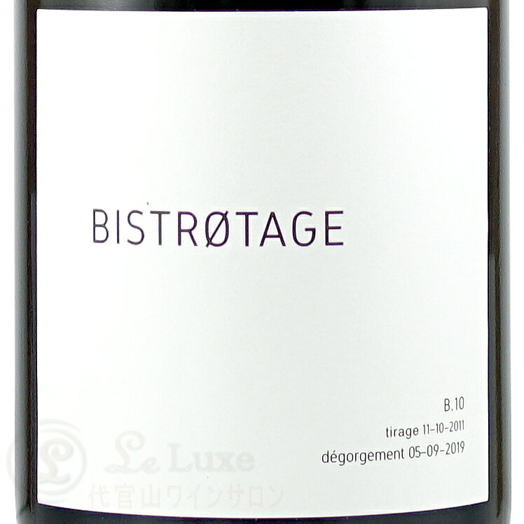NV ビストロタージュ B.10AP デュフール エ フランソワーズ マルティノ 正規品シャンパン 辛口 白 750ml Dufour & Francoise Martinot Bistrotage B.10AP leluxe-10009314 代官山ワインサロン Le・Luxe サンプル画像2