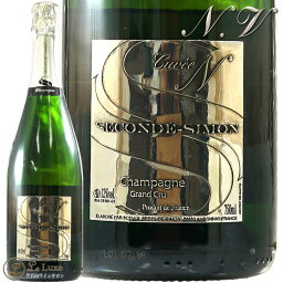 NV ブリュット グラン クリュ キュヴェ N スゴンデ シモン 正規品 シャンパン 辛口 白 750ml Seconde Simon Brut Grand Cru Cuvee N NV