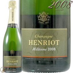 2008 ブリュット ミレジメ アンリオ シャンパン 辛口 白 750ml Henriot Brut Millesime